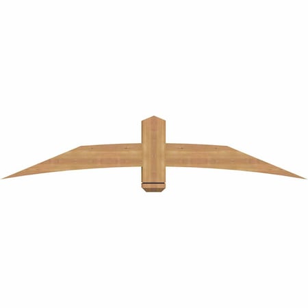 Ekena Millwork Bellingham Timber Gable Bracket, Western Red Cedar, 72"W x 15"H x 5 1/2"D x 5 1/2"F, 5/12 Pitch GBW072X15X0606BEL00SWR